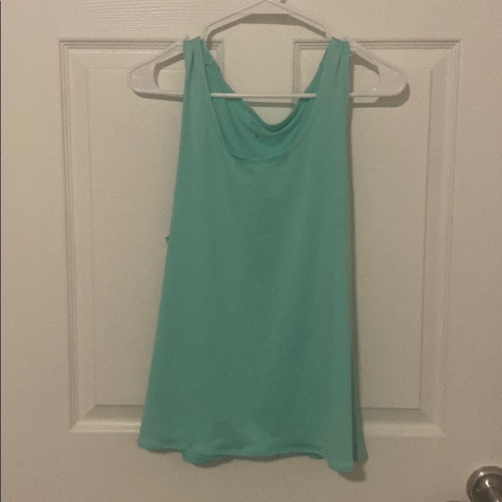 Tie back workout top